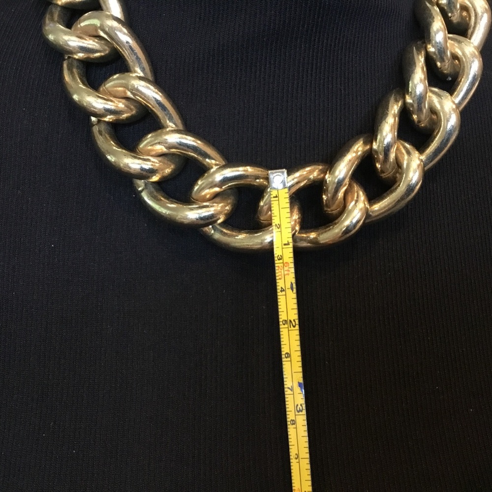 BANANA REPUBLIC Gold Chunky Chain Necklace - Women Jewelry - Picture 4 of 6